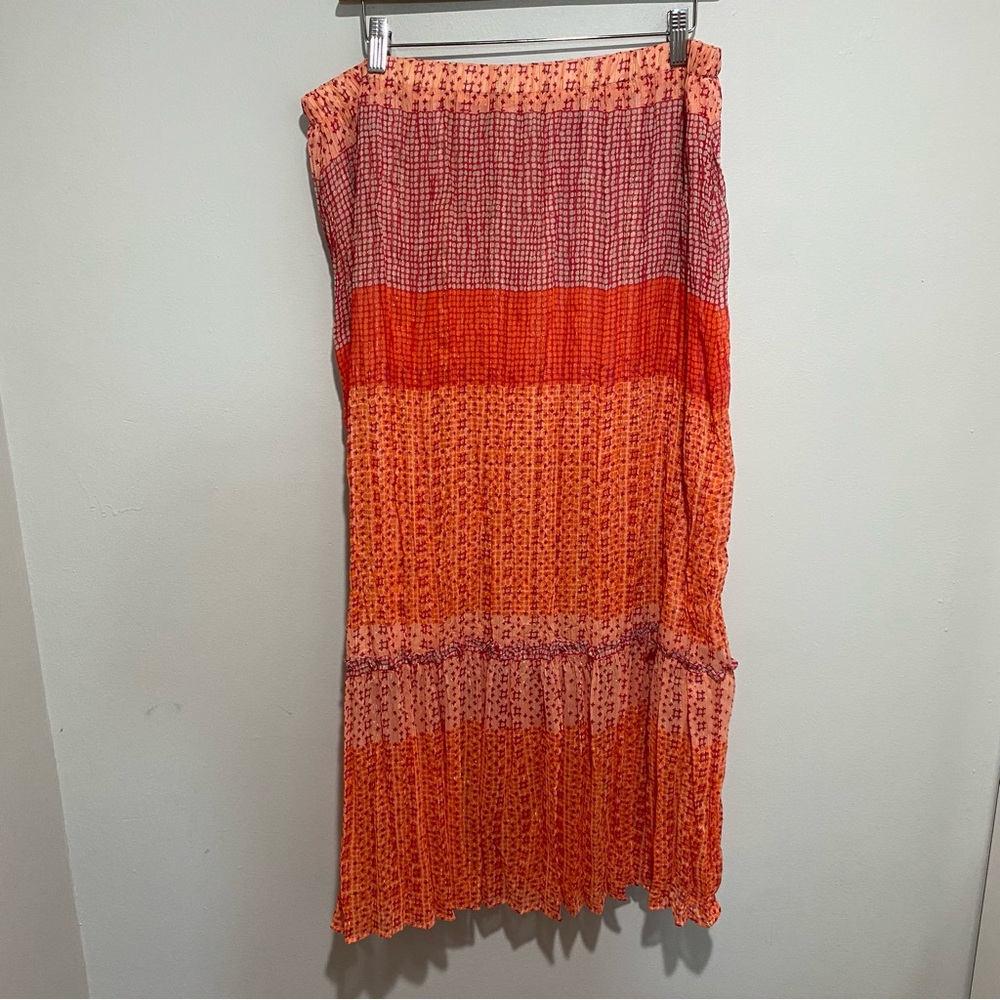 Jaclyn Smith Orange Women’s Maxi Skirt Size‎ L